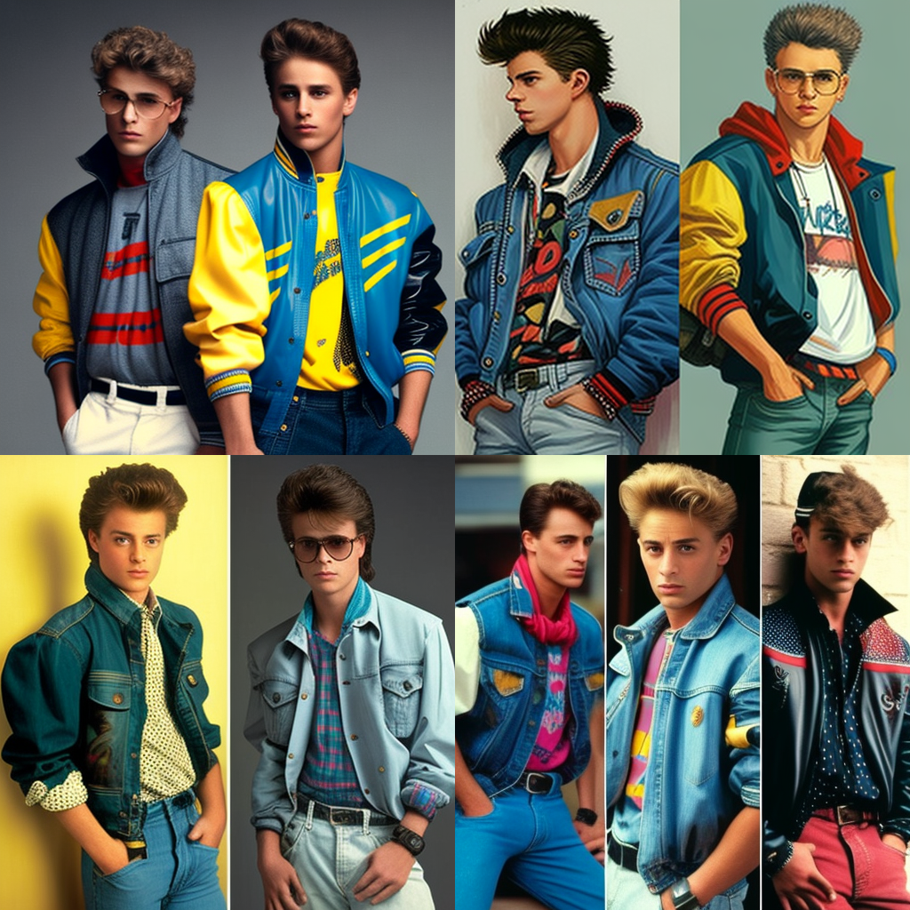 80s Fashion Men